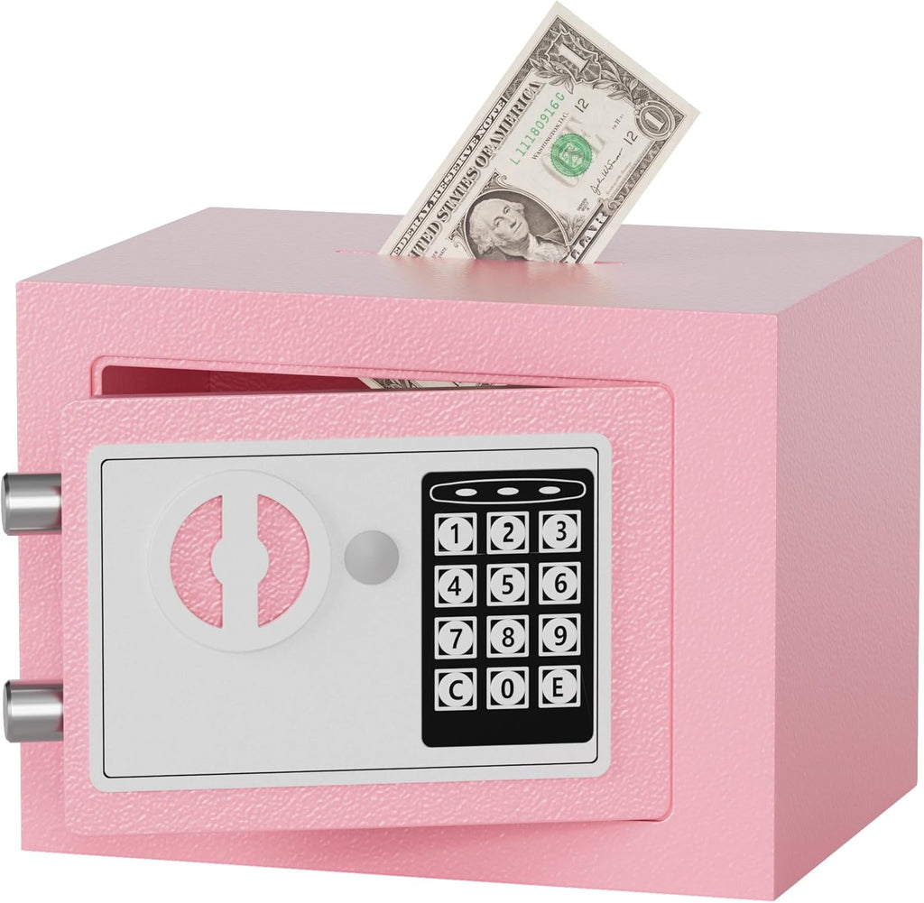 Grimtron Small Safe Box with Slot (Pink)