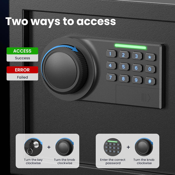 Grimtron Electronic Safe Box (2.03 cu. ft.)