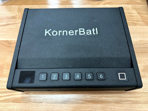 KornerBatl Biometric LCD Display Safe Box