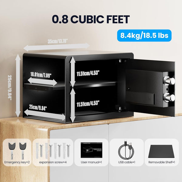 Grimtron Biometric Gun Safe (0.80 cu. ft.)