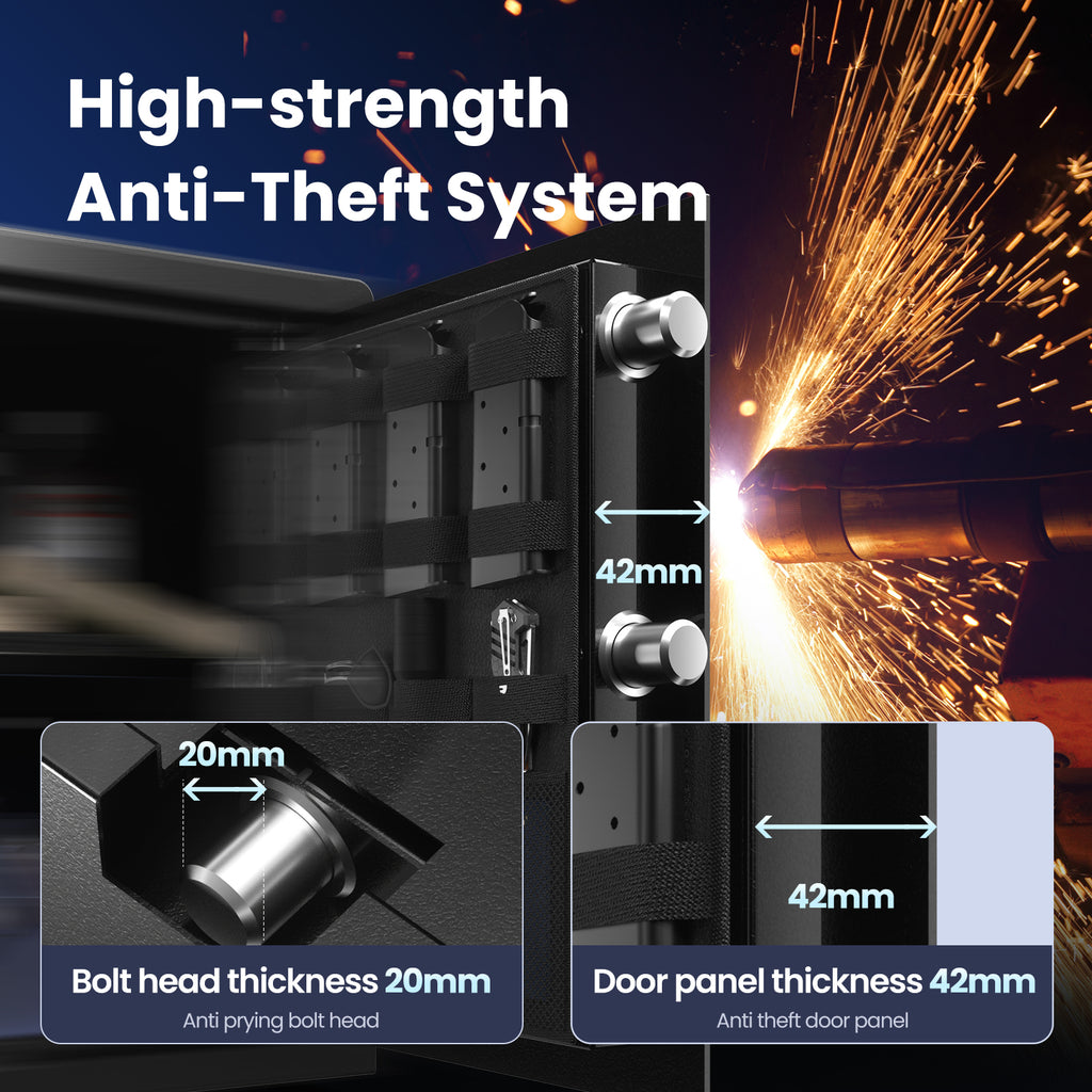 Grimtron Biometric Home Safe (2.04 cu. ft.)
